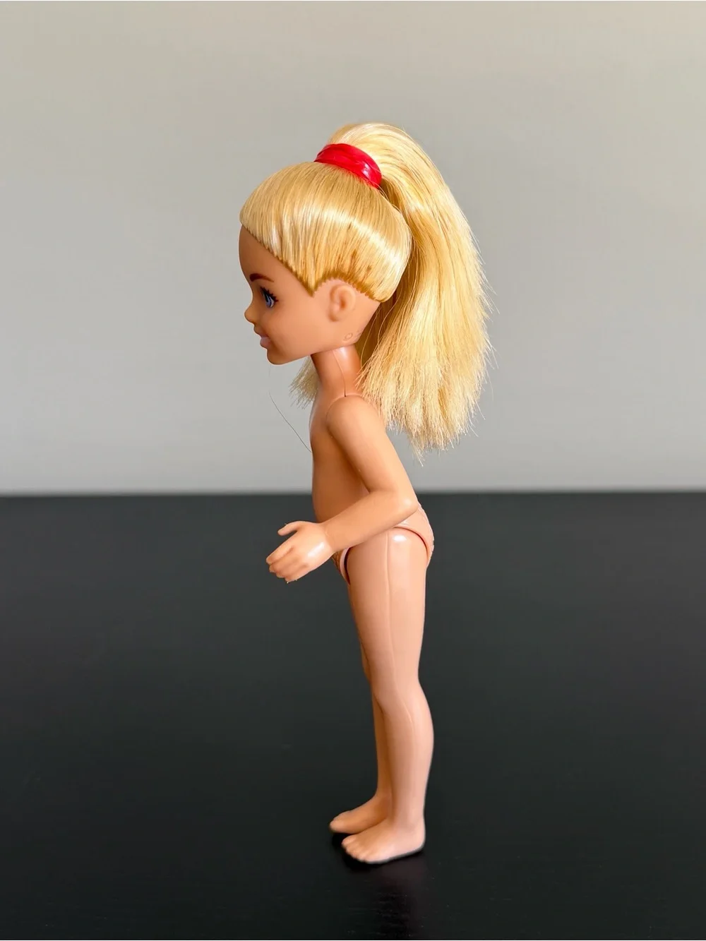 Mattel Barbie Chelsea Doll Blonde Ponytail Blue Eyes 5.5in